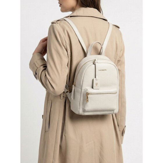 Lazarotti Bologna Leather City Rucksack Leder 27 cm