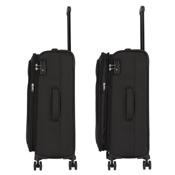 American Tourister Street Roll 4 Rollen Kofferset 3-teilig mit Dehnfalte
