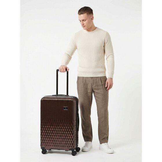 Pack Easy Flow 4 Rollen Trolley M 66 cm mit Dehnfalte