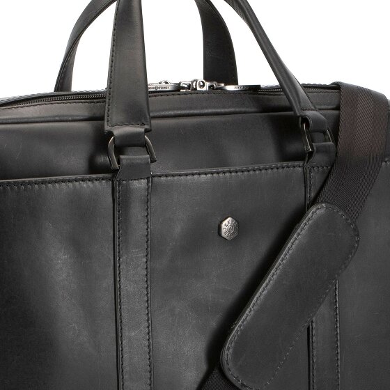 Jekyll & Hide Montana Aktentasche RFID Schutz Leder 41 cm Laptopfach