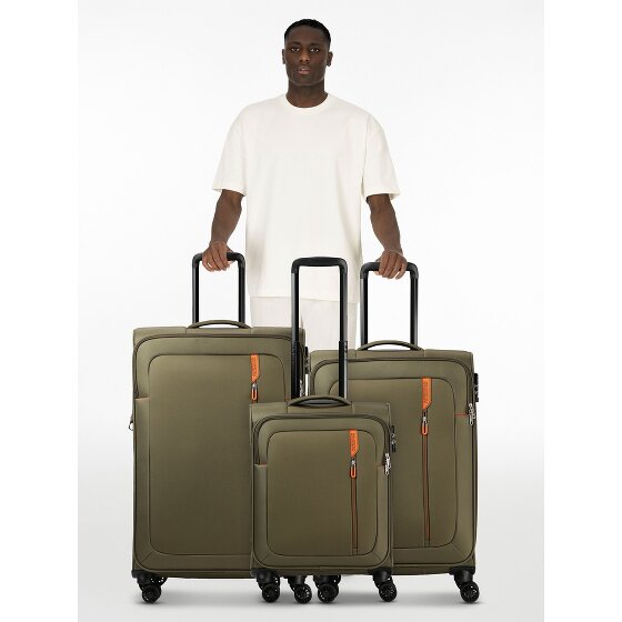 American Tourister Nitestream 4 Rollen Kofferset 3-teilig mit Dehnfalte