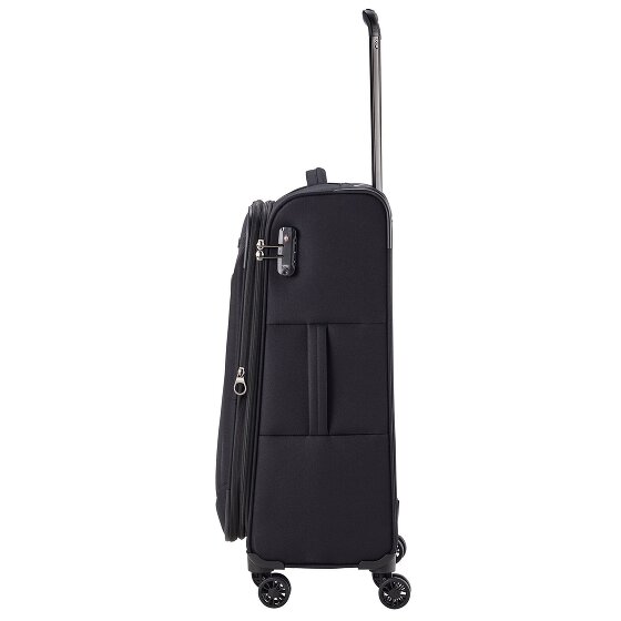 Travelite Chios 4 Rollen Trolley 67 cm mit Dehnfalte