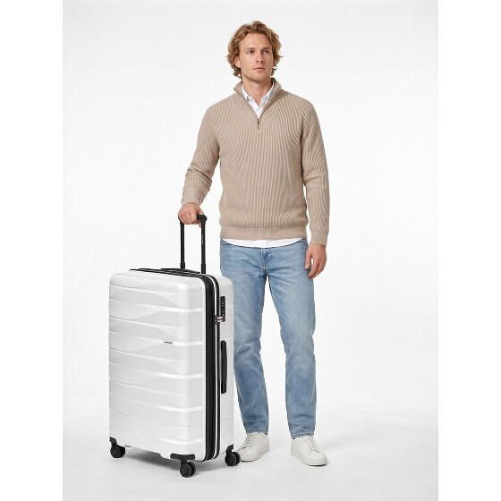 Bergpfeil Travel 4 Rollen Trolley L 75 cm mit Dehnfalte