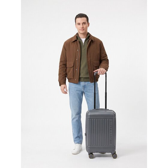 Delsey Paris Lutece 4 Rollen Kabinentrolley 55 cm mit Dehnfalte