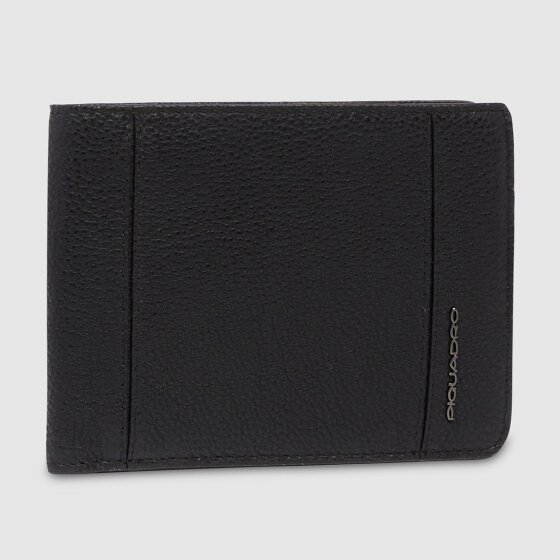 Piquadro Cronus Geldbörse RFID Schutz Leder 12.5 cm