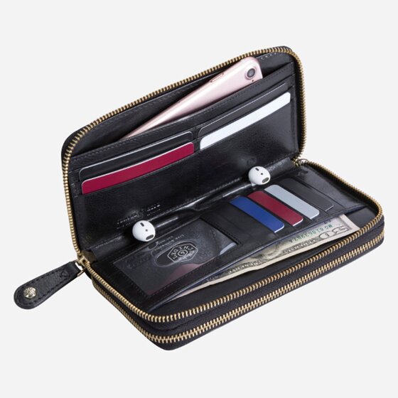 Jekyll & Hide Verona Geldbörse RFID Schutz Leder 20 cm Jekyll & Hide Verona Geldbörse RFID Schutz Leder 20 cm