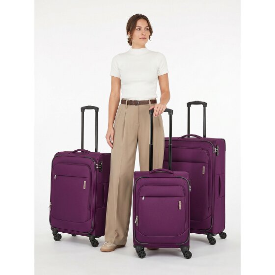 Travelite Priego 4 Rollen Kofferset 3-teilig
