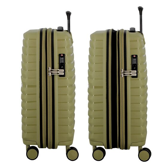 Jump Xwave 4 Rollen Kabinentrolley 55 cm mit Dehnfalte