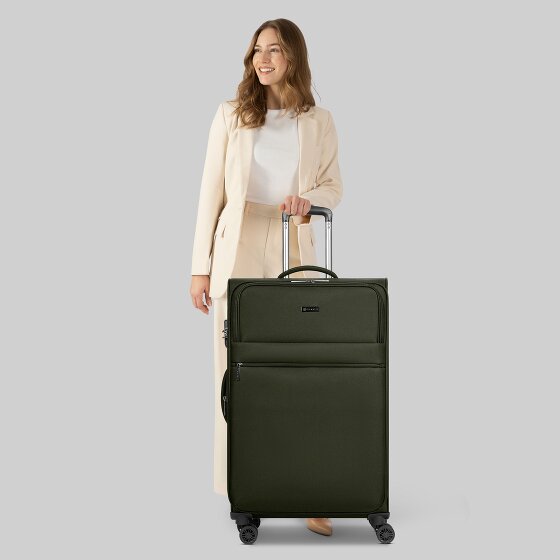 bugatti Valencia Soft 4 Rollen Trolley L 75 cm mit Dehnfalte