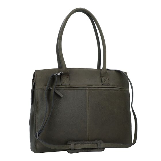 Castelijn & Beerens Carisma Schultertasche RFID Leder 38 cm Laptopfach