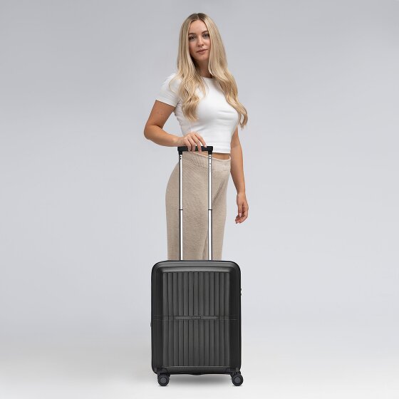 Pactastic Collection 01 4 Rollen Kabinentrolley S 55 cm mit Dehnfalte