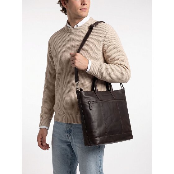 The Chesterfield Brand Westbrook Schultertasche Leder 34 cm Laptopfach