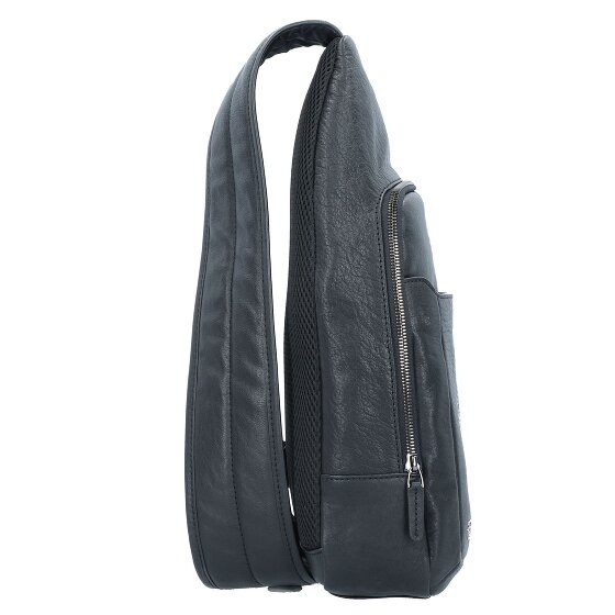 Piquadro Black Square Umhängetasche Leder 20 cm