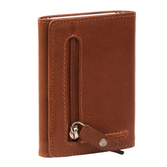 The Chesterfield Brand Wax Pull Up Kreditkartenetui RFID Schutz Leder 7 cm
