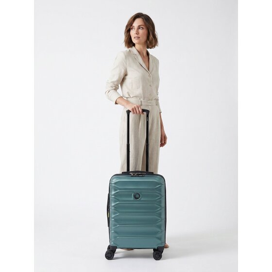 Delsey Paris Meteor 4 Rollen Kabinentrolley 55 cm mit Dehnfalte
