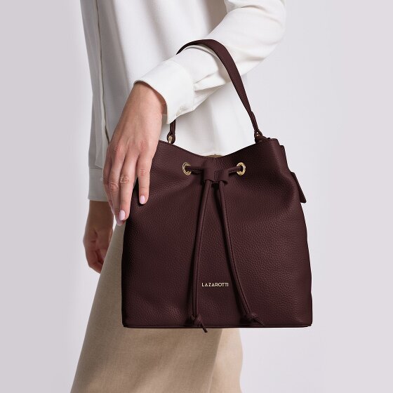 Lazarotti Bologna Leather Beuteltasche Leder 25 cm