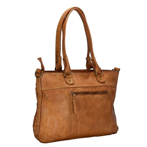 Greenland Nature Femi & Nine Schultertasche Leder 42 cm