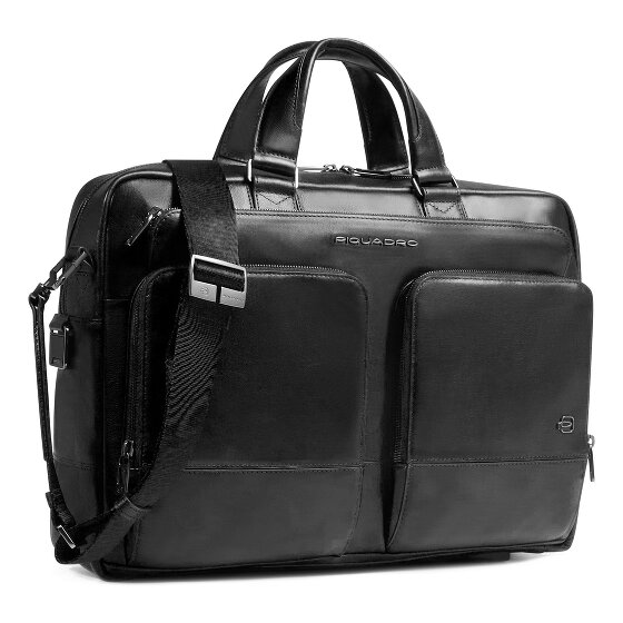 Piquadro Philip Aktentasche Leder 43 cm Laptopfach