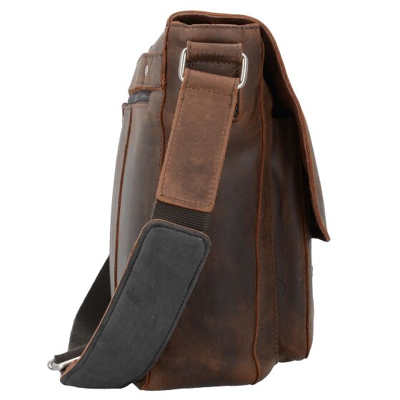 Leonhard Heyden Salisbury Umhängetasche Leder 34 cm Laptopfach