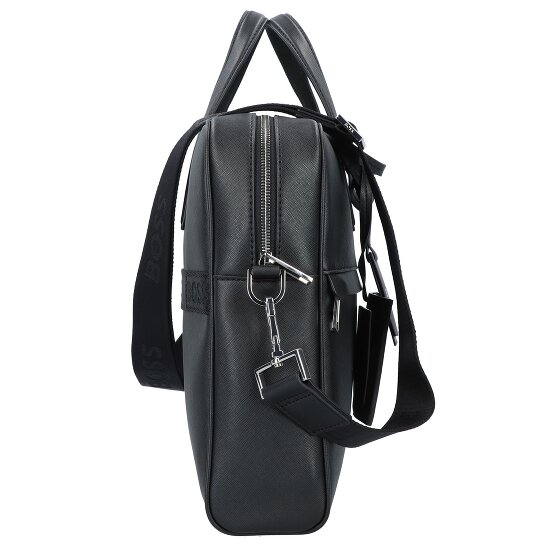 Boss Zair Aktentasche Leder 40 cm Laptopfach Boss Zair Aktentasche Leder 40 cm Laptopfach