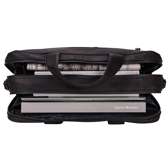 Leonhard Heyden Den Haag Aktentasche Leder 40 cm Laptopfach