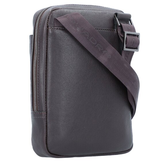Piquadro Black Square Umhängetasche Leder 17 cm