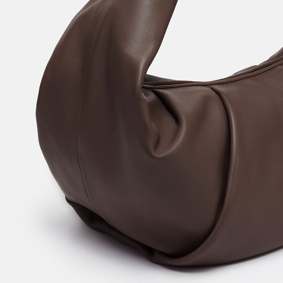 LES VISIONNAIRES Greta Essential Schultertasche Leder 43 cm