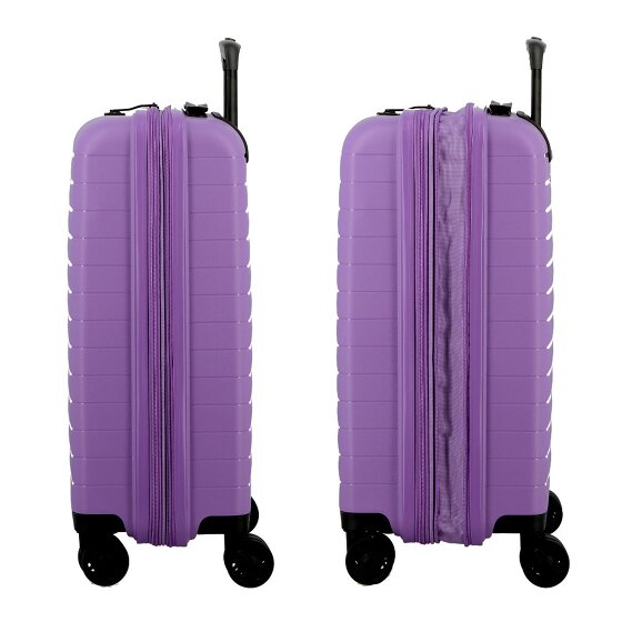 Jump Striper 4 Rollen Kabinentrolley 55 cm mit Dehnfalte