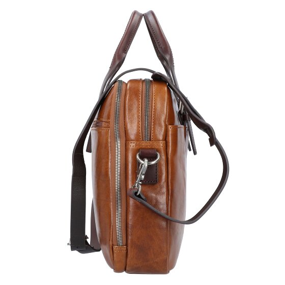 Castelijn & Beerens Rien Aktentasche RFID Schutz Leder 41 cm Laptopfach