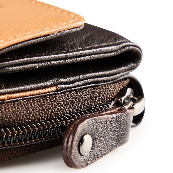 Greenburry Nappa Geldbörse RFID Schutz Leder 11 cm