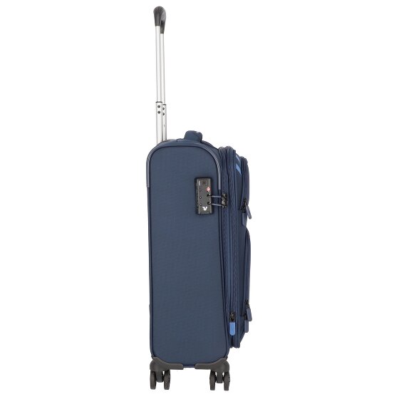 Roncato Twin 4 Rollen Kabinentrolley S 55 cm mit Dehnfalte