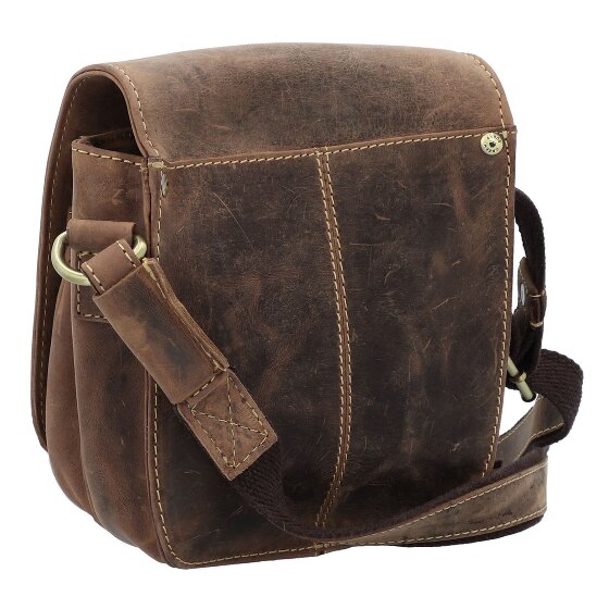 Greenburry Vintage Umhängetasche Leder 16 cm