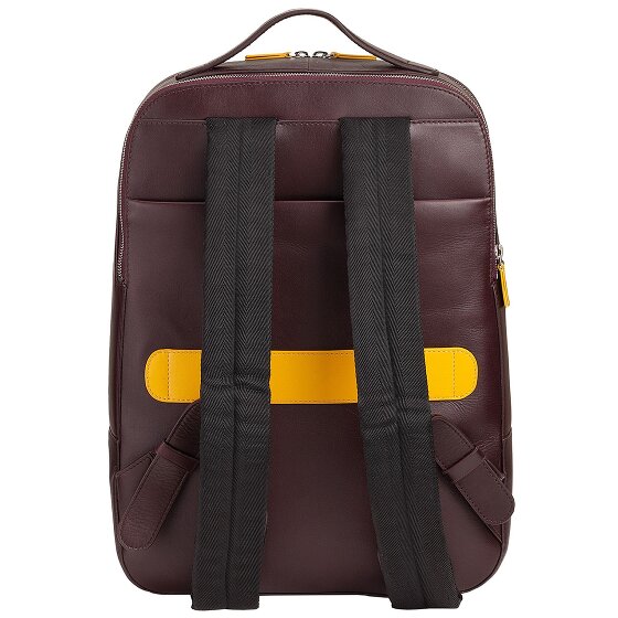 DuDu Rucksack Leder 40,5 cm Laptopfach