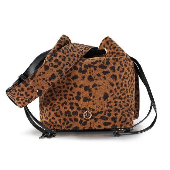PINKO Secchiello Beuteltasche Leder 20 cm