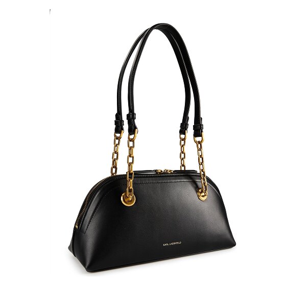 Karl Lagerfeld Autograph Schultertasche Leder 30 cm