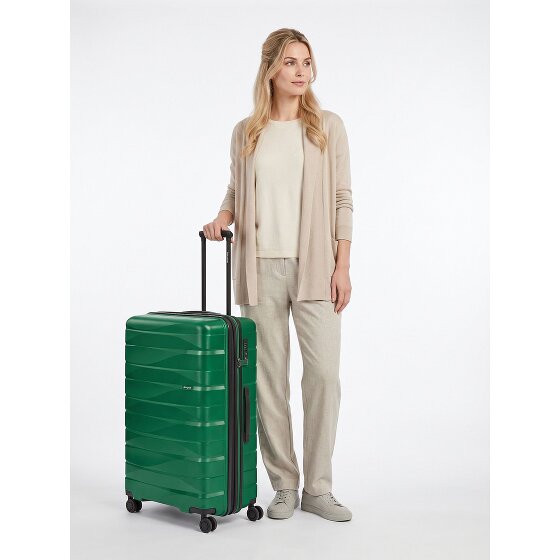 Bergpfeil Travel 4 Rollen Trolley L 75 cm mit Dehnfalte