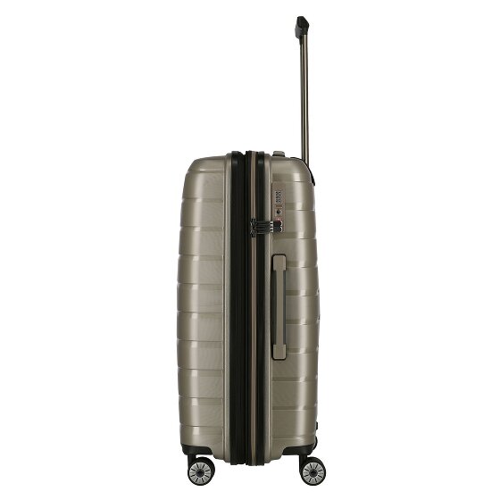Travelite Air Base 4 Rollen Trolley 67 cm mit Dehnfalte