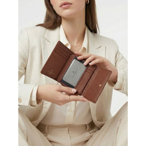 Lazarotti Bologna Leather Zip-Around Geldbörse Leder 12 cm