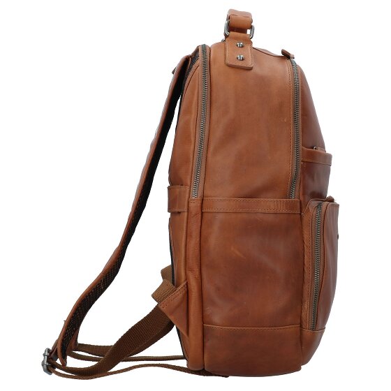 The Chesterfield Brand Wax Pull Up Business-Rucksack Leder 39 cm Laptopfach