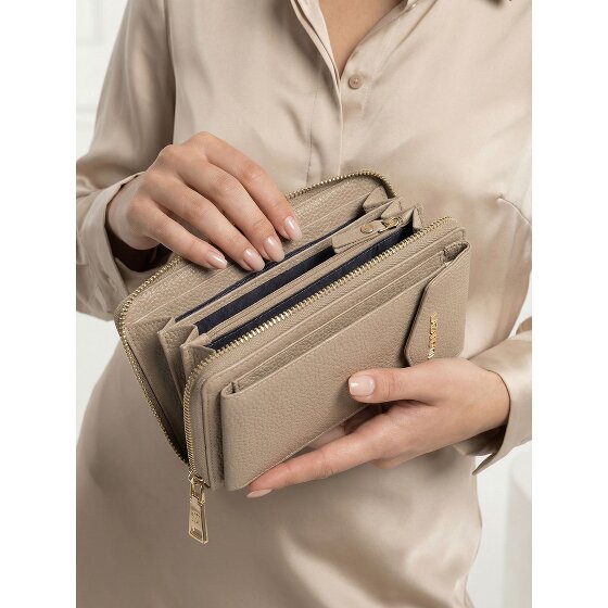 Lazarotti Bologna Leather Zip-Around Geldbörse Handytasche Leder 19 cm