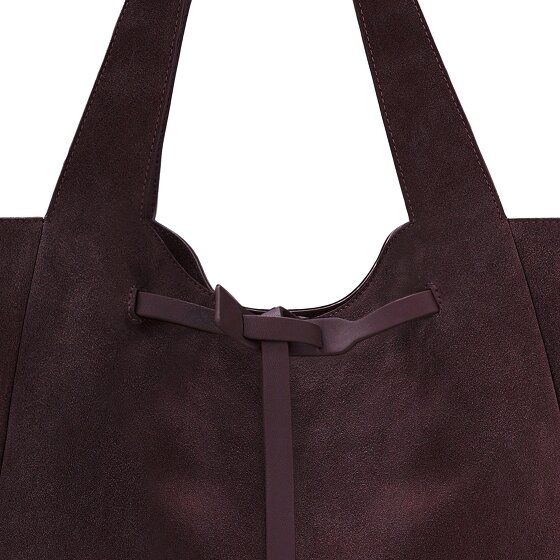 LES VISIONNAIRES Garbriella Shopper Tasche Leder 40 cm