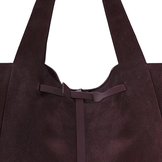 LES VISIONNAIRES Garbriella Shopper Tasche Leder 40 cm