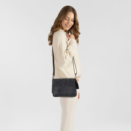 Taschendieb Wien Herzweg Umhängetasche Leder 29 cm