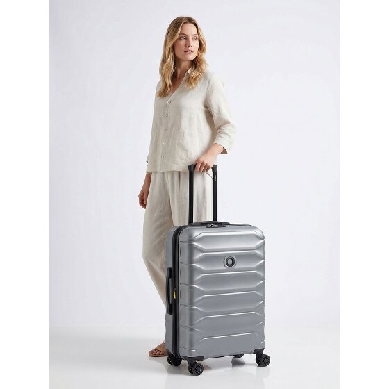 Delsey Paris Meteor 4 Rollen Trolley 68 cm mit Dehnfalte