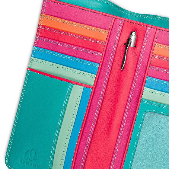Mywalit Tri-fold Zip Wallet Geldbörse Leder 17 cm