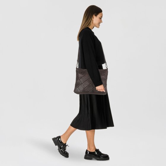 FredsBruder Check my Bag Schultertasche Leder 35 cm