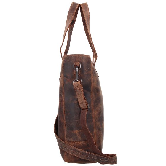 Plevier Retro Jackson Shopper Tasche Leder 31 cm Laptopfach