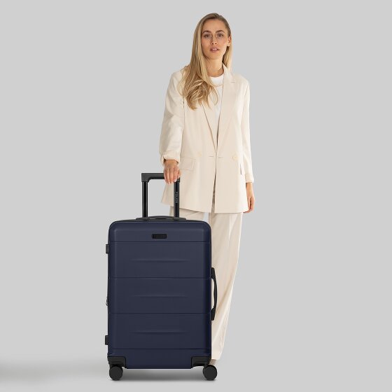 Police London 4 Rollen Trolley 64 cm mit Dehnfalte