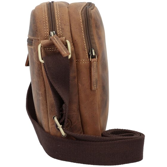 Greenburry Vintage Umhängetasche Leder 20 cm