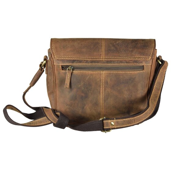 Greenburry Vintage Umhängetasche Leder 28 cm